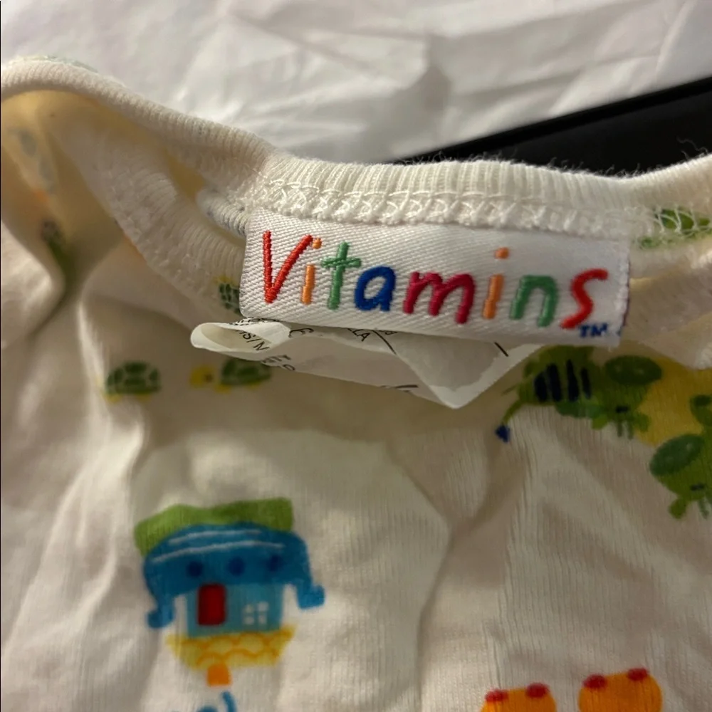 Vitamins Colorful Printed Kids One Piece 6-9 months